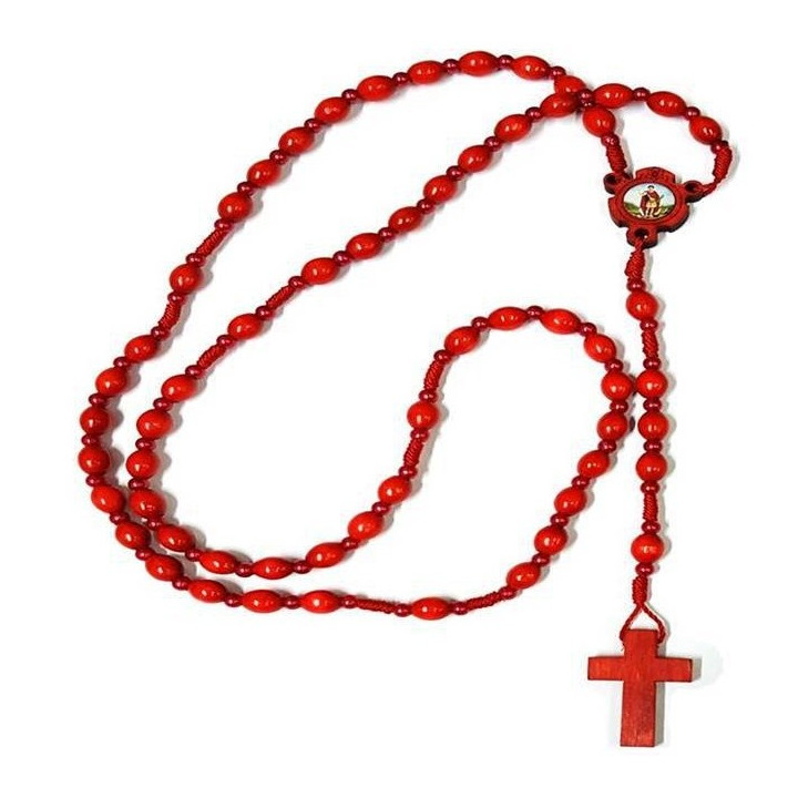 {
  "product_name": "St. Expedite rosary – red wood"
}
