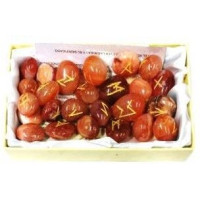 runas – pedra cornalina