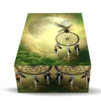 {
  "text": "wood dream catcher box – 15cm x 10cm"
}