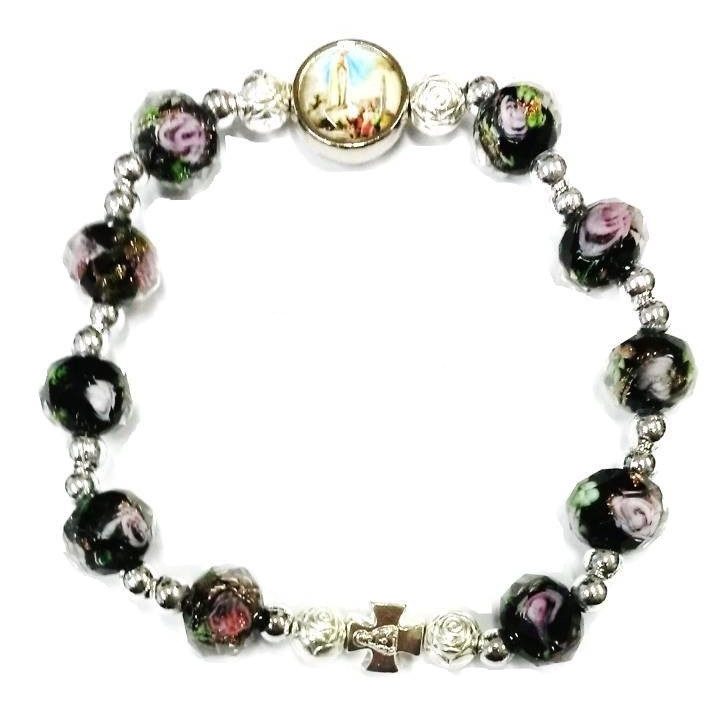 {
  "name": "fátima glass bead bracelet – black"
}