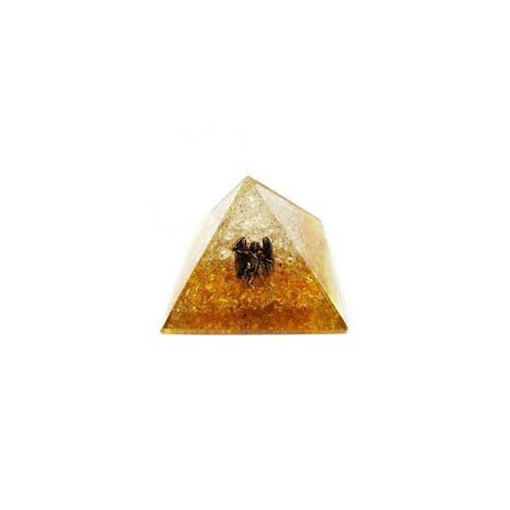 {
  "product_name": "citrine and quartz orgonite pyramid – 4 x 4"
}