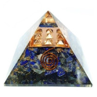 pirâmide orgonite lapis lazuli – 7 x 7