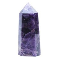 {
  "text": "amethyst – point (faceted)"
}