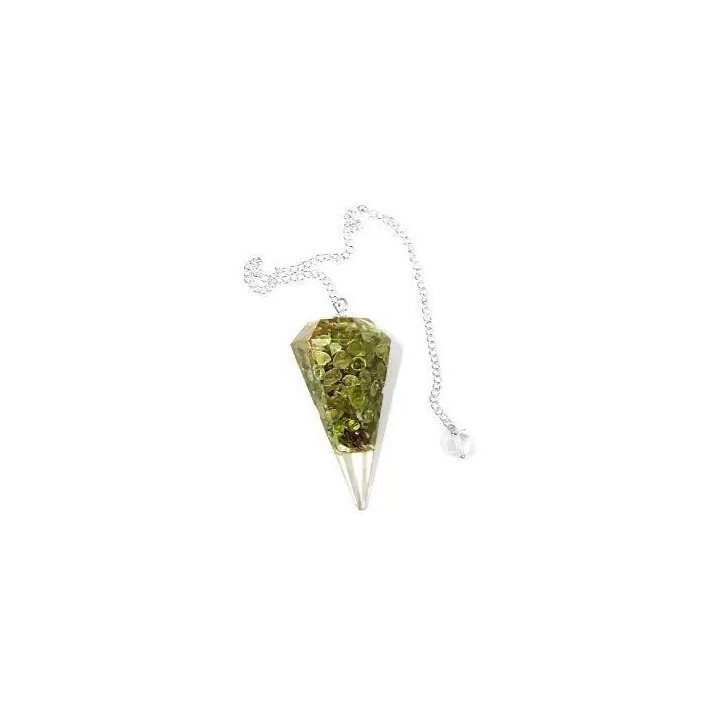 {
  "text": "orgonite pendulum – peridot"
}