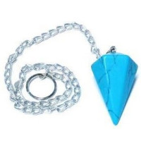 pêndulo Howlita (Azul)