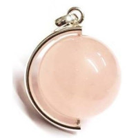 {
  "text": "rose quartz pendant – ball"
}