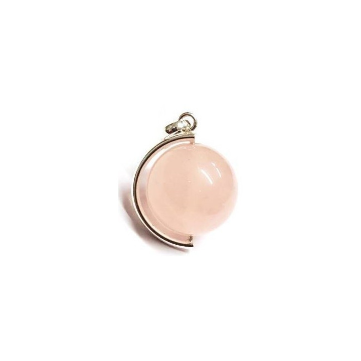 {
  "text": "rose quartz pendant – ball"
}