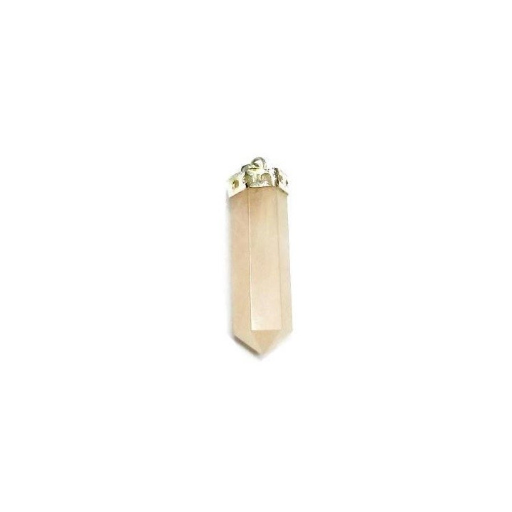 {
  "text": "rose quartz pendant"
}