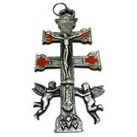 {
  "product_name": "Silver Caravaca cross – 15cm"
}