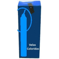 {
  "text": "box of 20 light blue candles (20×20)"
}