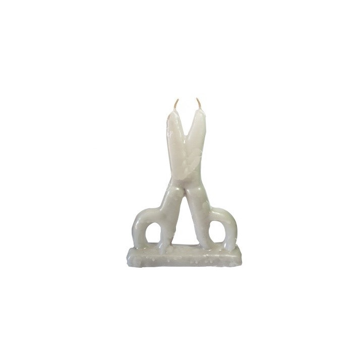{
  "product_name": "White Scissors Candle"
}