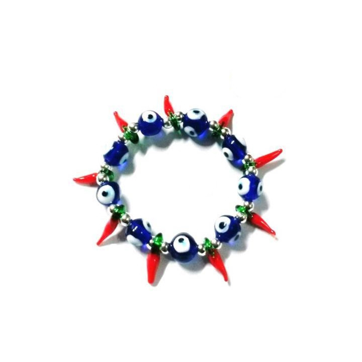 {
  "text": "Turkish eye bracelet - peppers"
}