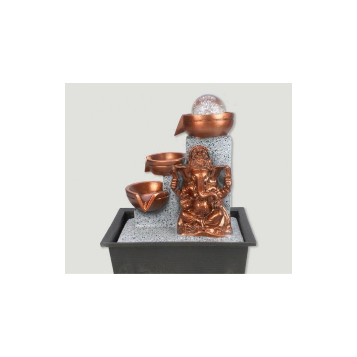 Fonte Ganesha Dourada- Resina