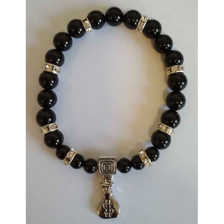 {
  "name": "Black Tourmaline Bracelet and Money Bag"
}