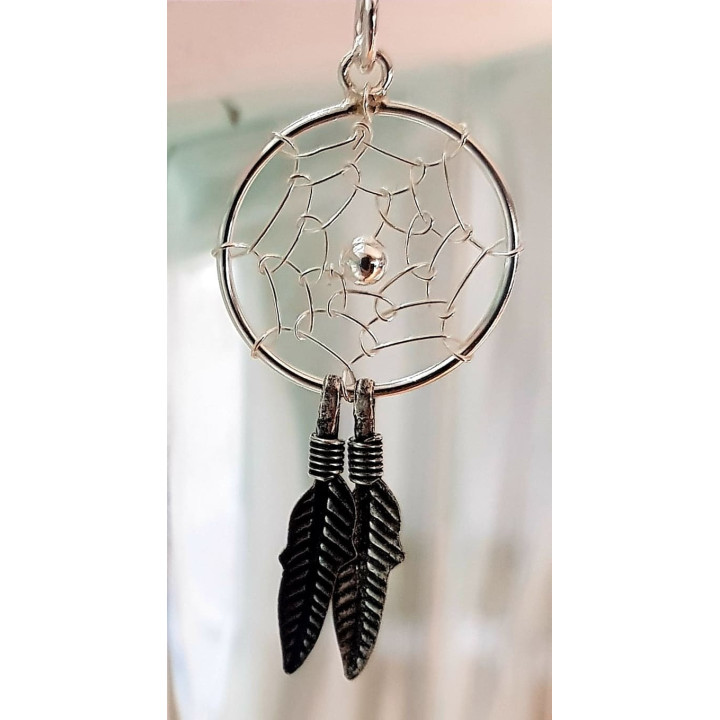 {
  "text": "Pendant - Dream Catcher in Sterling Silver 925"
}