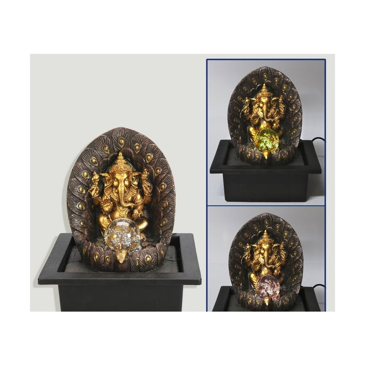 {
  "name": "Golden Ganesha Statue with Ball - Resin"
}