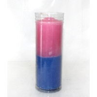 {
  "product_name": "Blue and Pink Glass Candle"
}