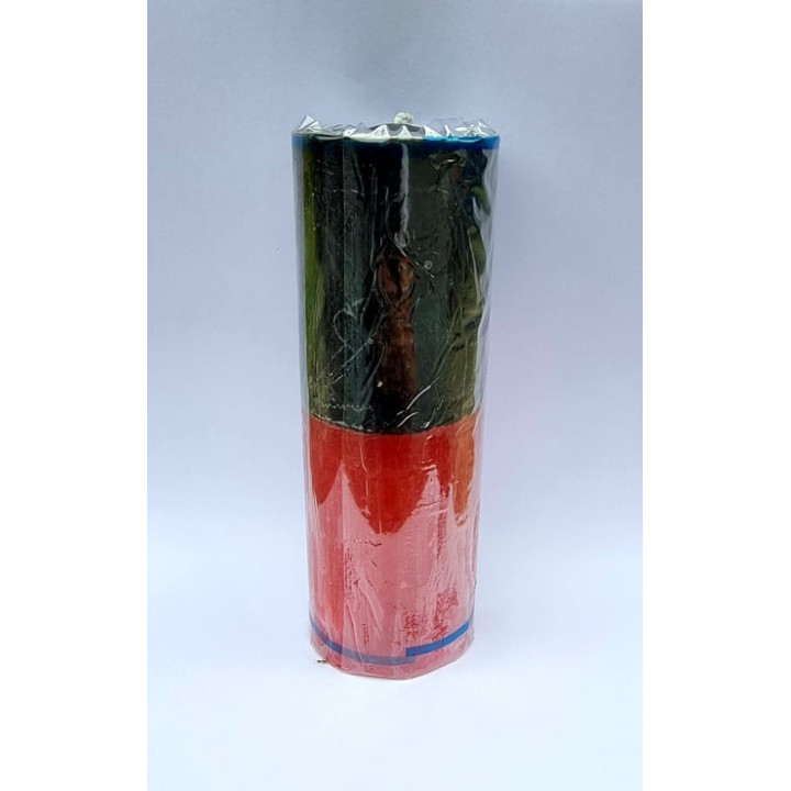 {
  "product_name": "Black and Red 7-Day Candle"
}