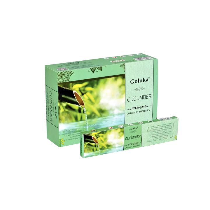 {
  "name": "Aromatherapy Cucumber Incense - Goloka 15Gr"
}