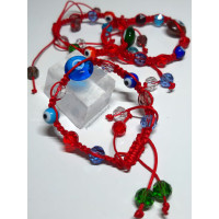 {
  "text": "Turkish Eye Bracelet - Red Thread"
}