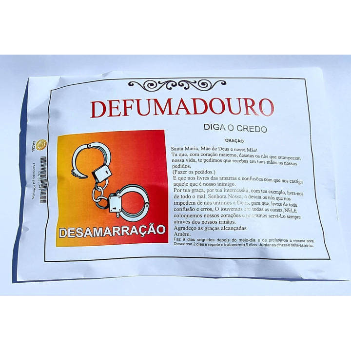 Defumadouro - Desamarração