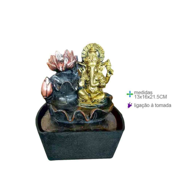 {
  "text": "Resin Ganesha Oriental Statue"
}