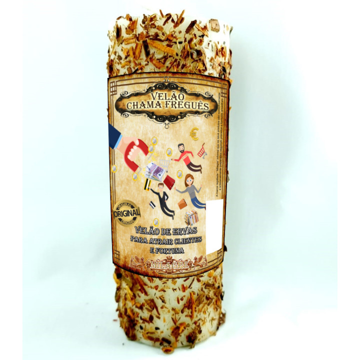 velão de ervas chama freguês