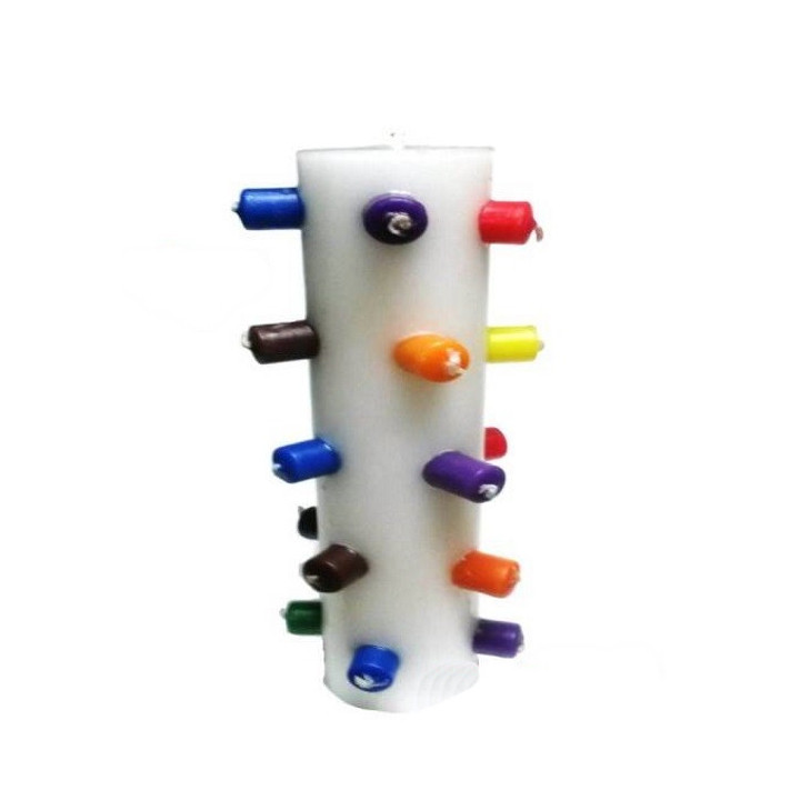 {
  "text": "large white 21 magic candle – complete cleansing - candle"
}