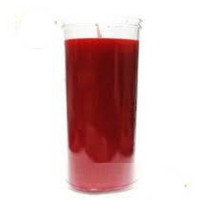 {
  "product_name": "Red Plastic Jar Candle"
}