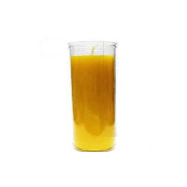 {
  "product_name": "Yellow Plastic Jar Candle"
}
