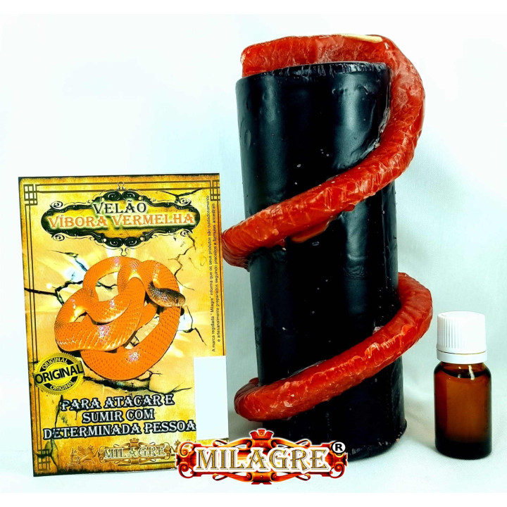 ritual – velão da víbora vermelha - vela