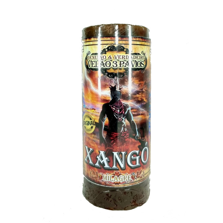 vela de 3 pavios orixá – xangó