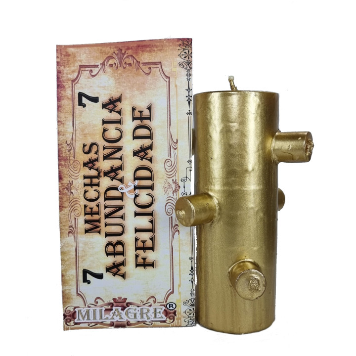 {
  "product_name": "7-wick golden candle – candle of abundance and happiness"
}