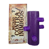 {
  "product_name": "7 strand purple velão - defeat enemies - candle"
}
