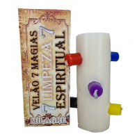 {
  "product_name": "7 White Magic Candles - Complete Descarrego - Candle"
}