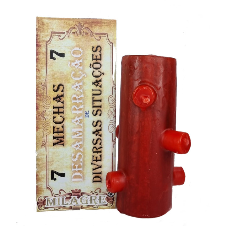 {
  "product_name": "7 Wick Red Candle - Candle to Counter Hexes"
}