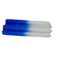 {
  "text": "10 white and blue candles (15×15)"
}