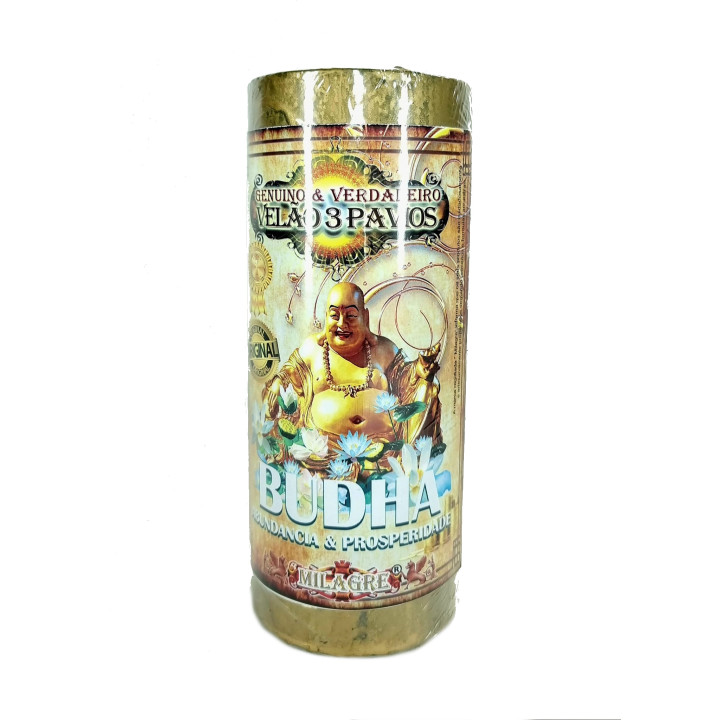 {
  "text": "3-wick candle – Buddha"
}