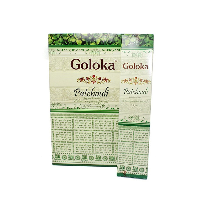 incenso goloka patchouli 15gr
