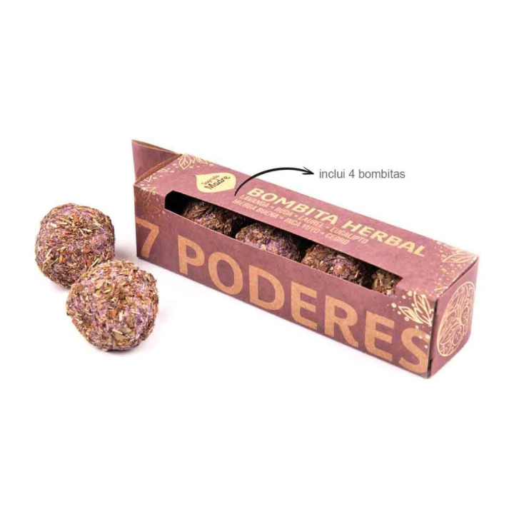 Bombita Herbal 7 Poderes (cx 4 unidades)