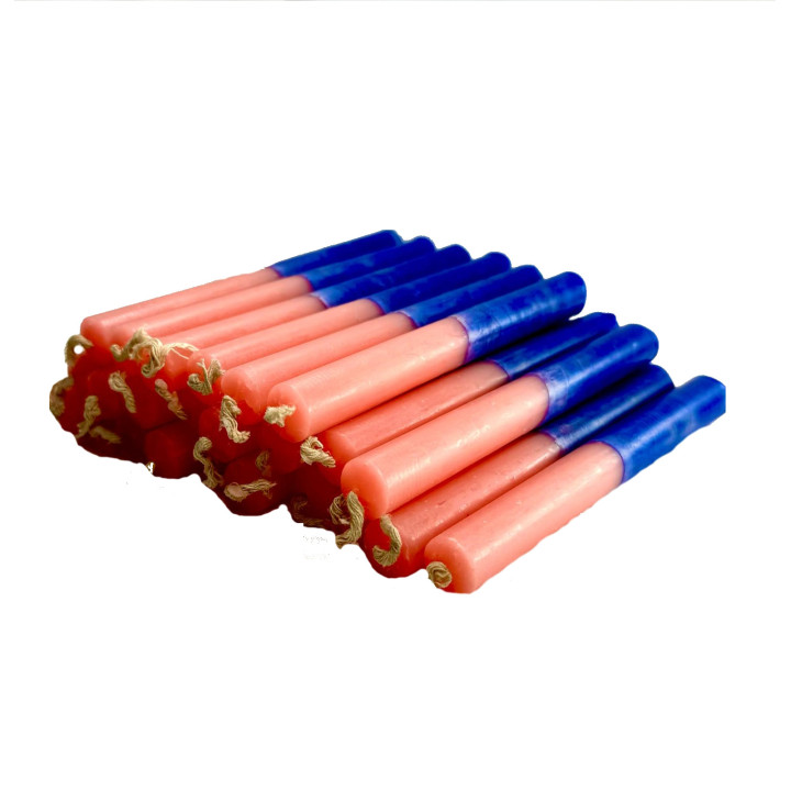 ```json
{
  "text": "kg blue and pink candles (15×15)"
}
```