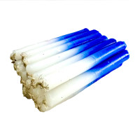 {
  "text": "kg white and blue candles (15x15)"
}