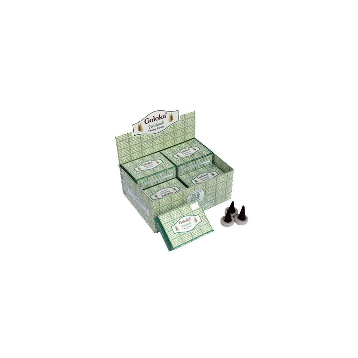 incenso cones goloka patchouli
